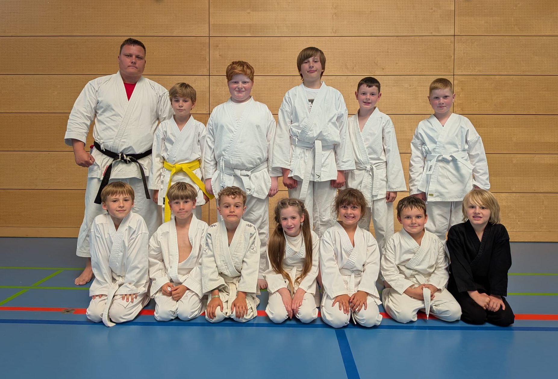Kindergruppe der Karate-Abteilung beim SV 47 Rövershagen